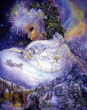 Fantasía popular Painting - JW diosas reina de las nieves Fantasía
